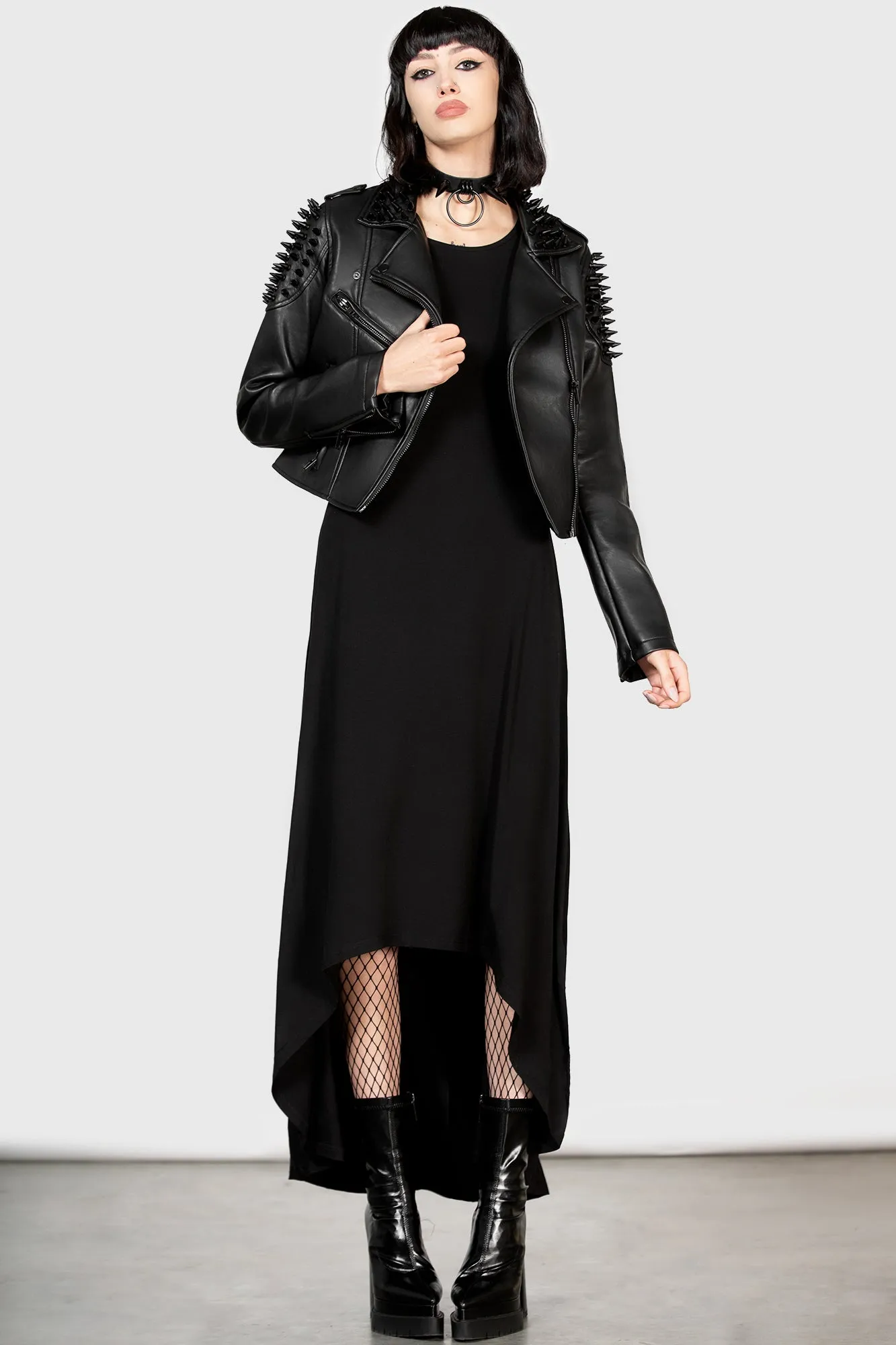 Black Magic Biker Jacket sold by Killstar product image thumbnail 4