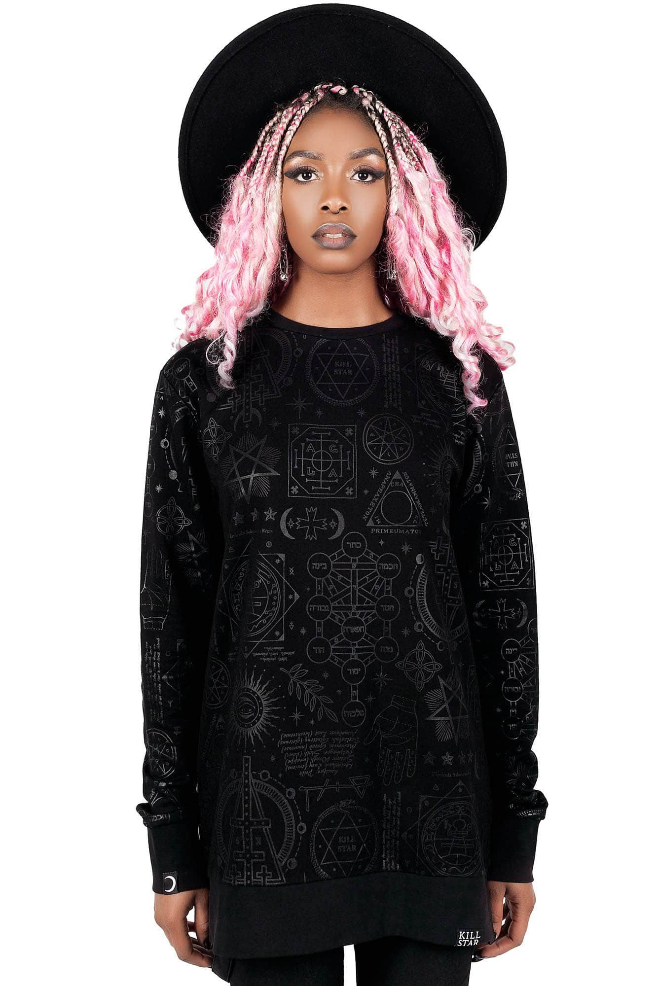 Unholy Sabbath Sweatshirt Resurrect sold by Killstar product image thumbnail 2