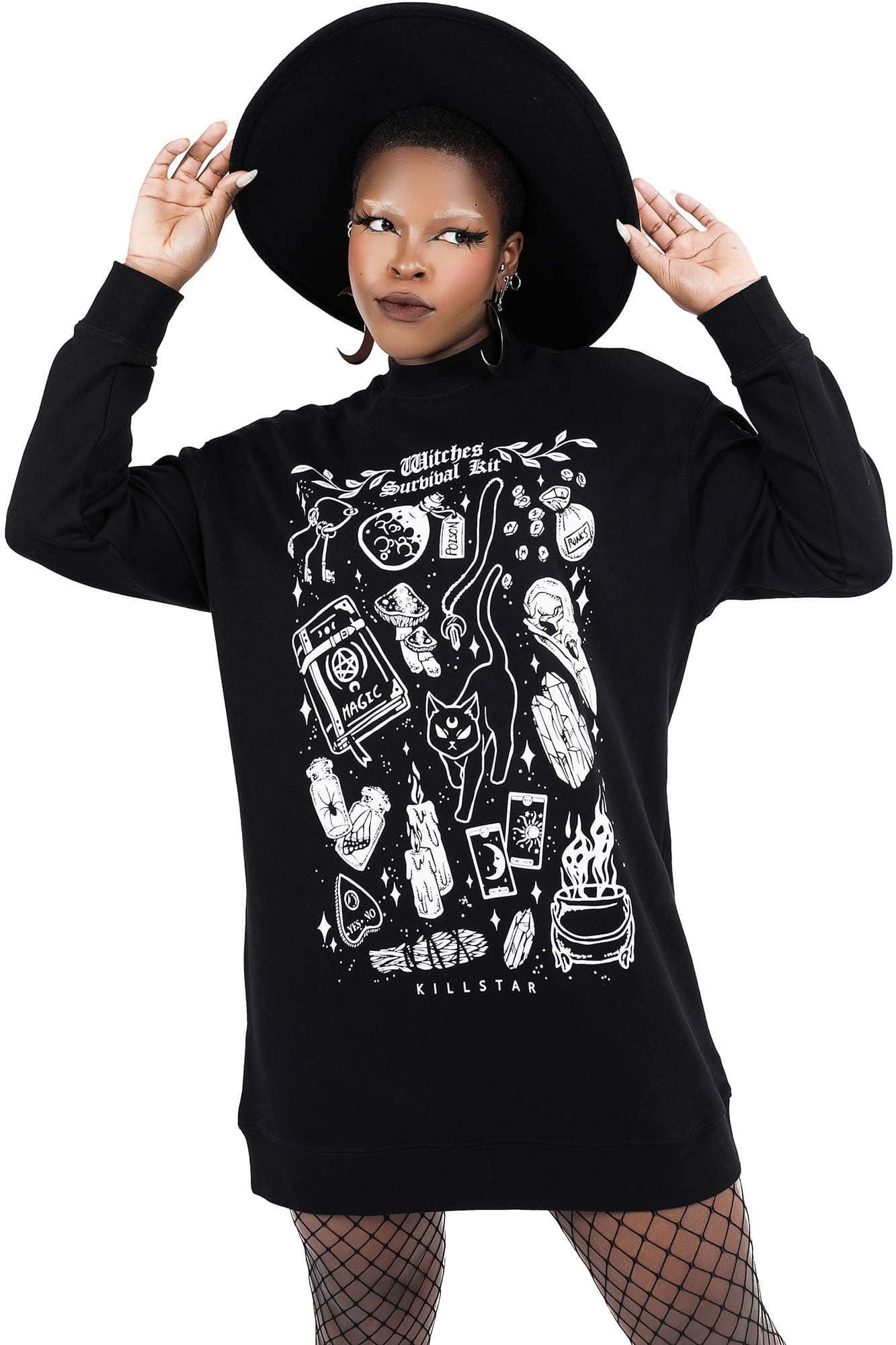 Survival Kit Sweater Dress Resurrect sold by Killstar product image thumbnail 3