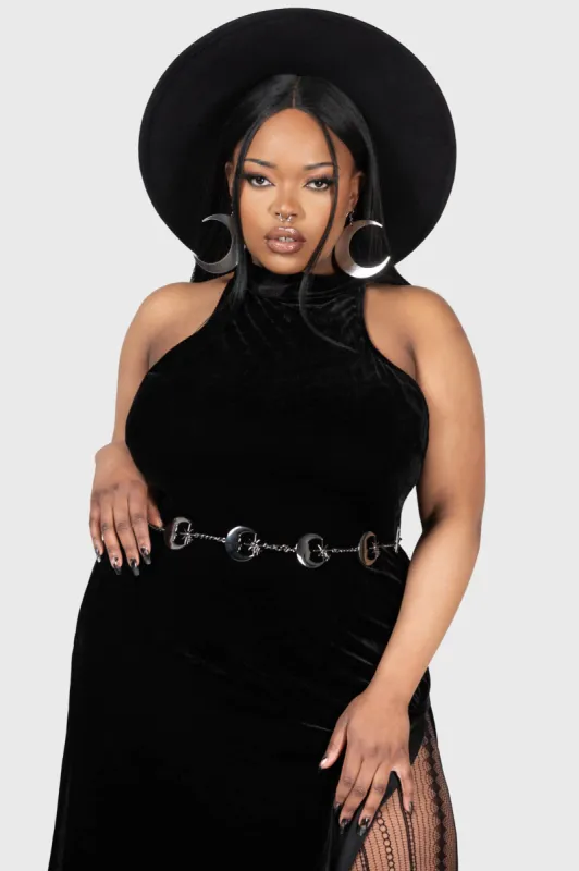 Oblivion's Muse Chain Belt [PLUS] sold by Killstar