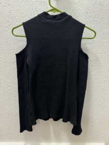 Double Crossed Long Sleeve Top Resurrect sold by Killstar