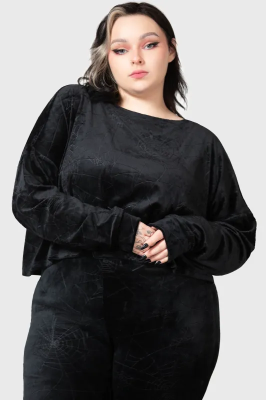 Lulluspider Sweatshirt [PLUS] sold by Killstar