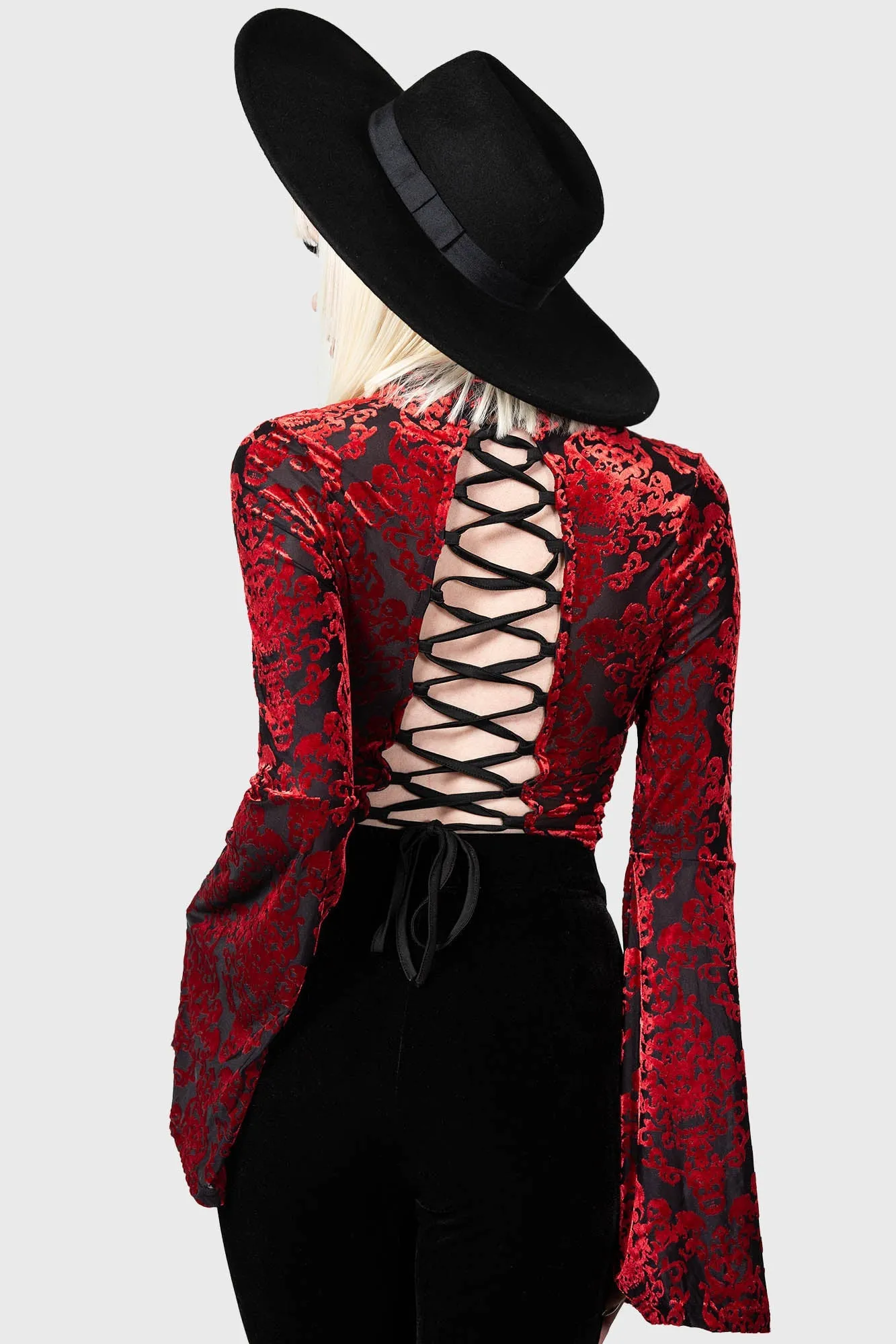 Vassago Long Sleeve Top sold by Killstar product image thumbnail 2