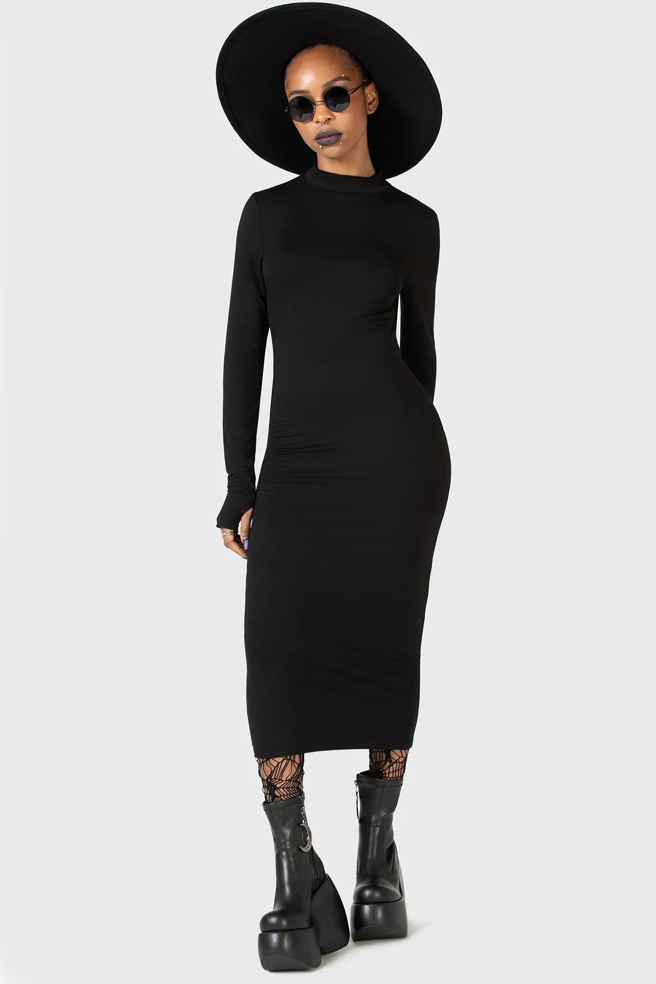 Flash Of Presence Midi Dress sold by Killstar product image thumbnail 5