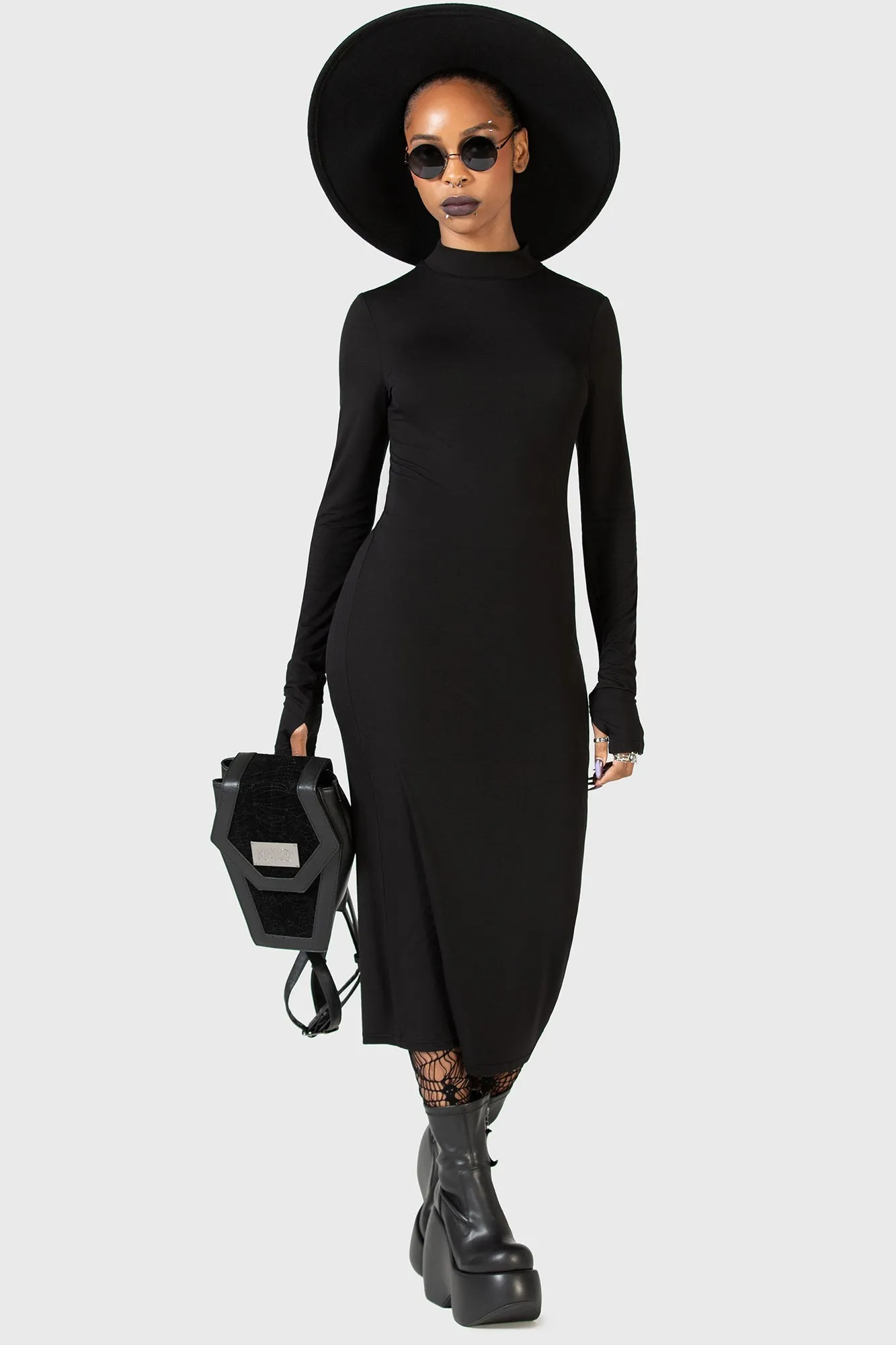 Flash Of Presence Midi Dress sold by Killstar