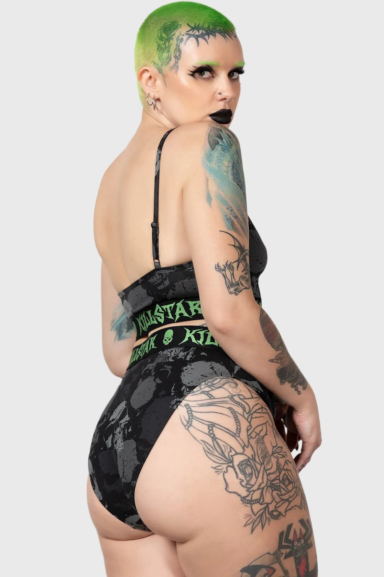 Tzompantli Crop Top sold by Killstar product image thumbnail 4