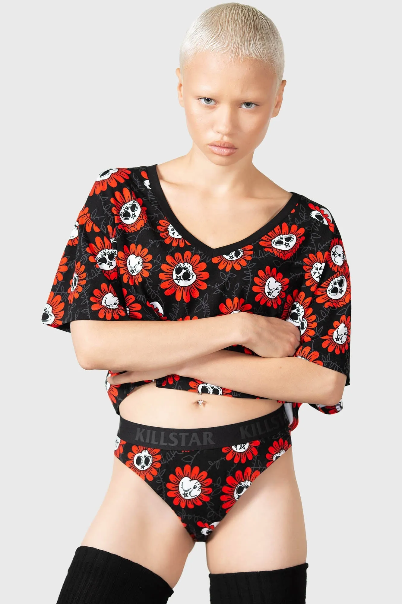 Into The Gloom Panty sold by Killstar product image thumbnail 3