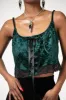 Fabled Tank Top [EMERALD] sold by Killstar