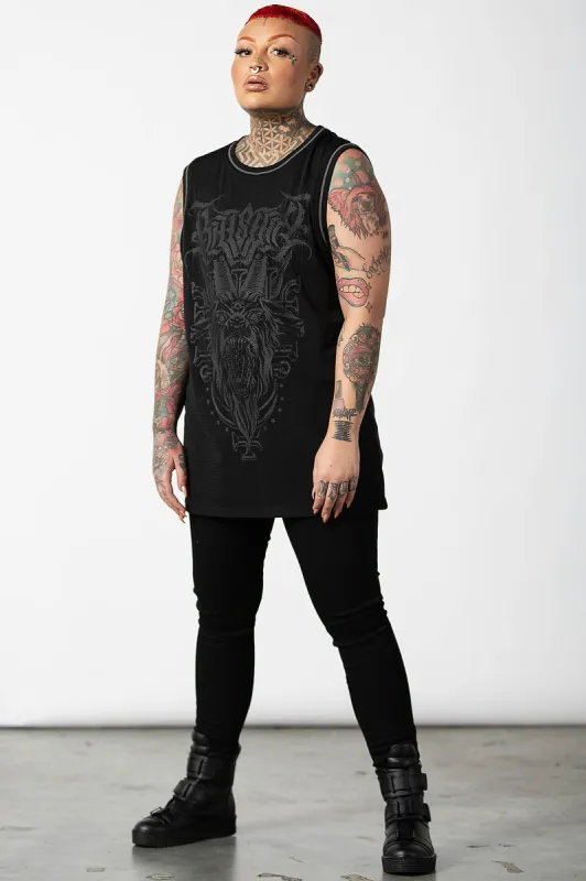 Knockdown Mesh Vest sold by Killstar