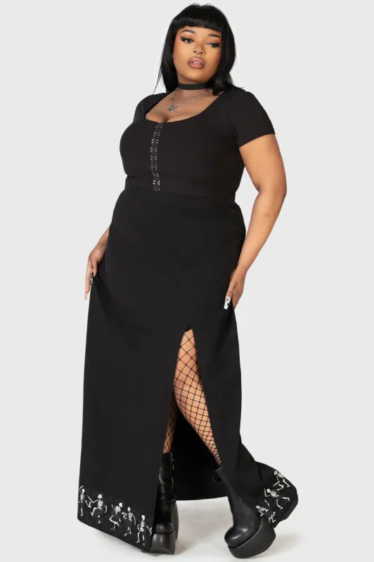 La Danse Maxi Skirt [PLUS] sold by Killstar