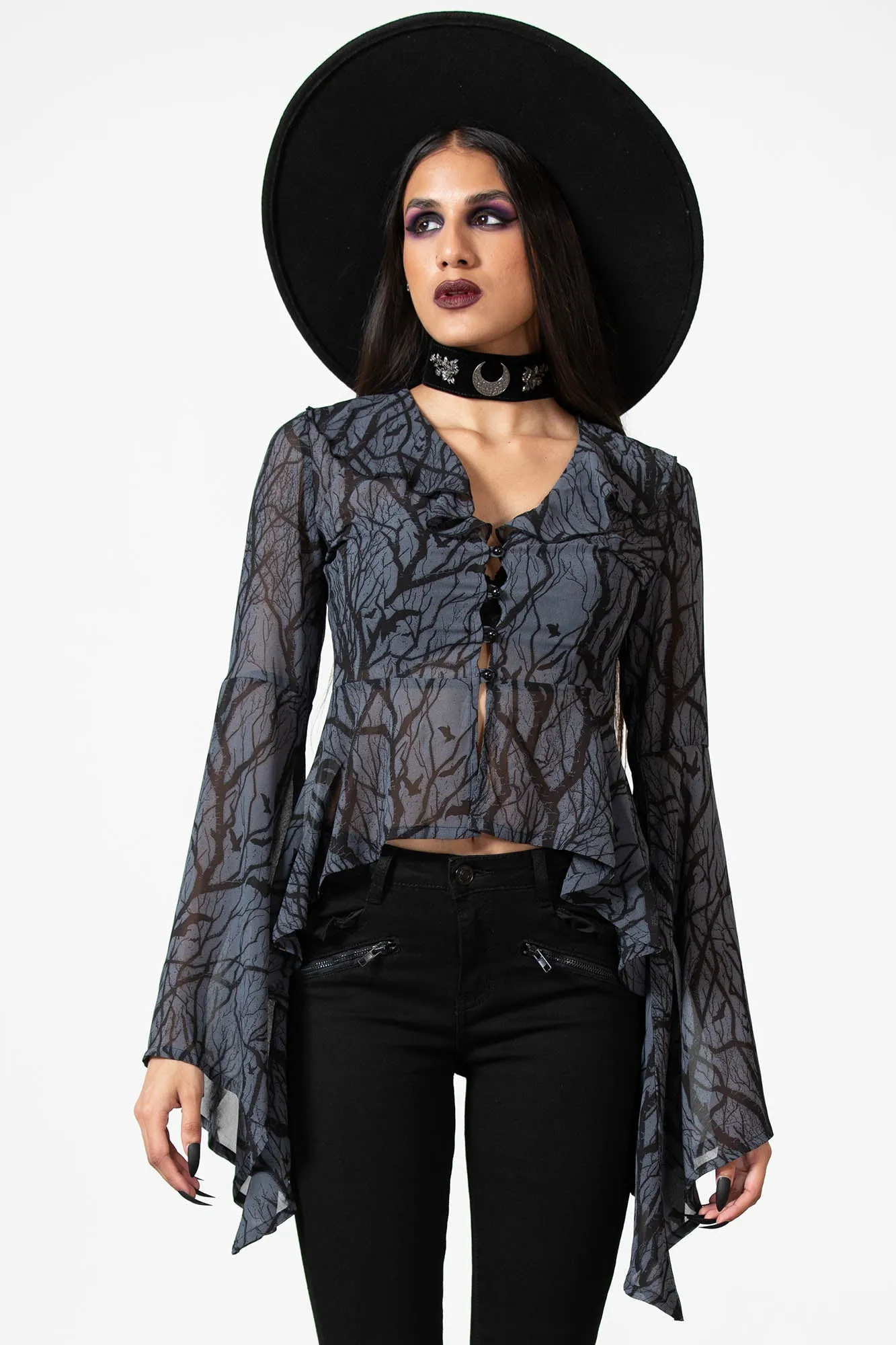 Spellcraft Long Sleeve Top sold by Killstar