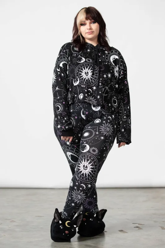 Galaxy Lounge Leggings [PLUS] sold by Killstar