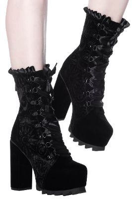 Blackwood Platform Boots Resurrect sold by Killstar