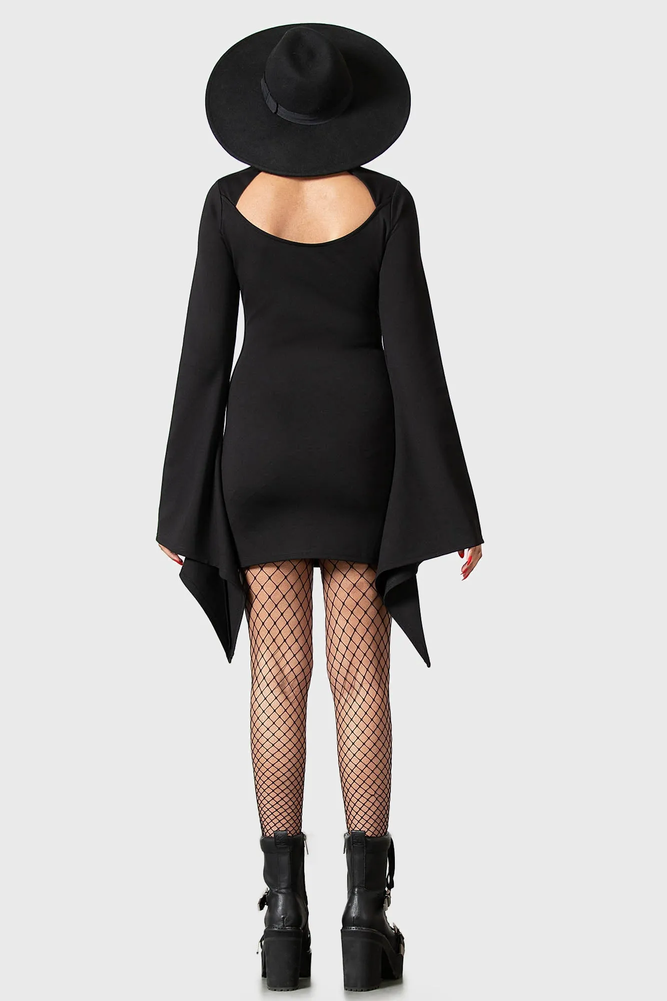 Witchural Long Sleeve Dress sold by Killstar product image thumbnail 4