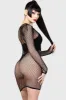 Nicole Fishnet Dress [B] sold by Killstar