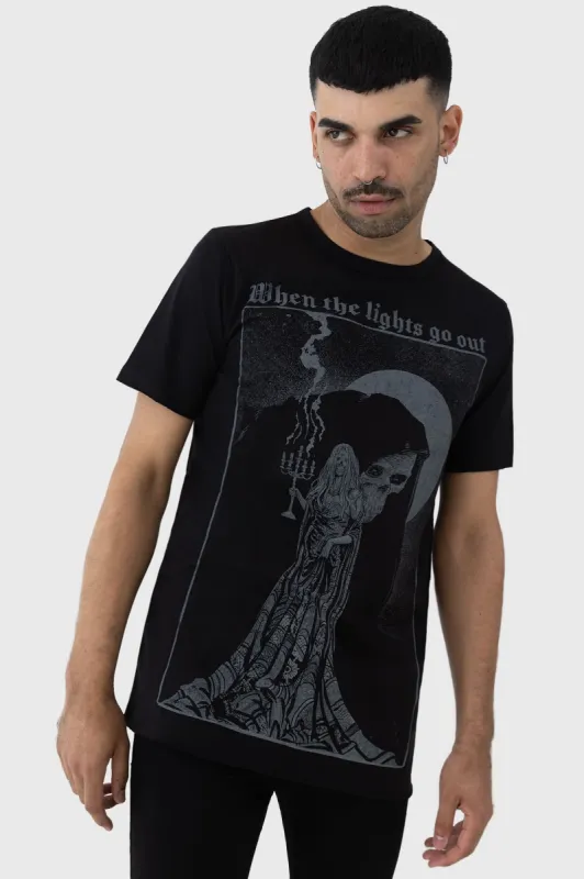 Lights Out T-Shirt sold by Killstar