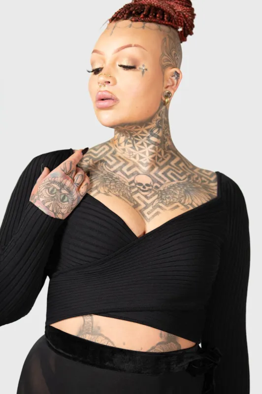 Awakening Wrap Top sold by Killstar