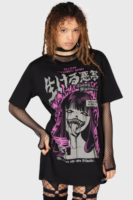 Living Nightmare T-Shirt made by Killstar