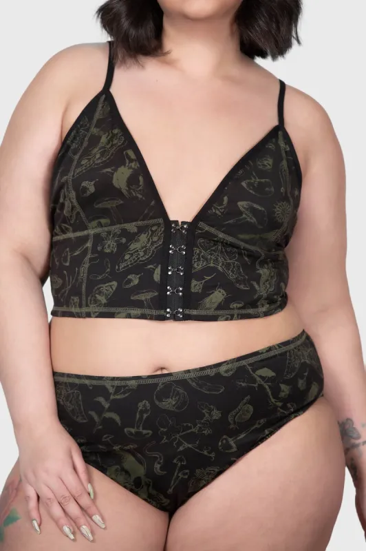 Forest Lush Bralet [PLUS] sold by Killstar