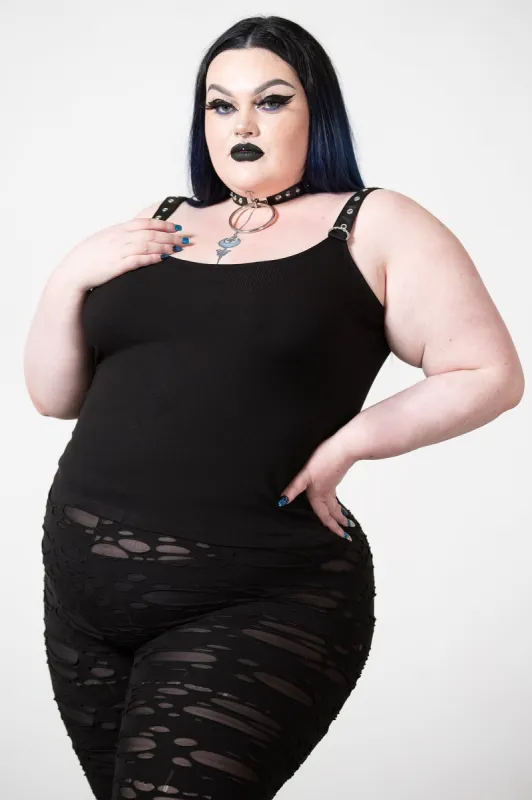 Mable Strap Top [PLUS] sold by Killstar
