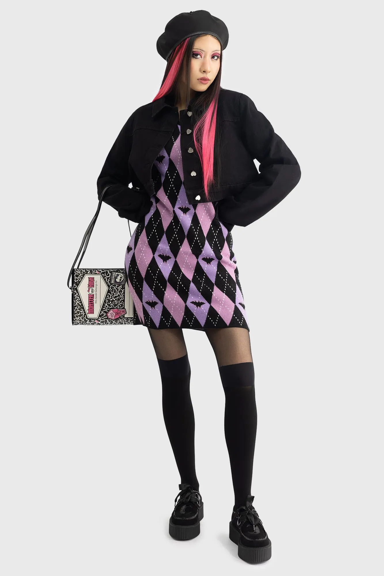 Monsterlicious Knit Dress sold by Killstar product image thumbnail 3