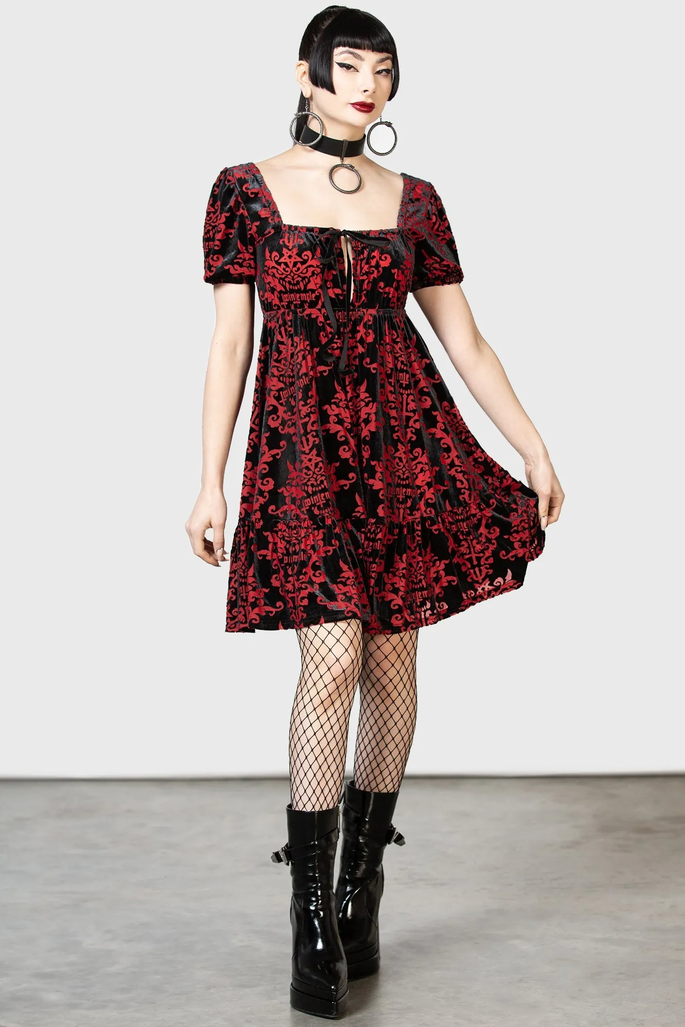 Eternal Torment Mini Dress sold by Killstar product image thumbnail 2