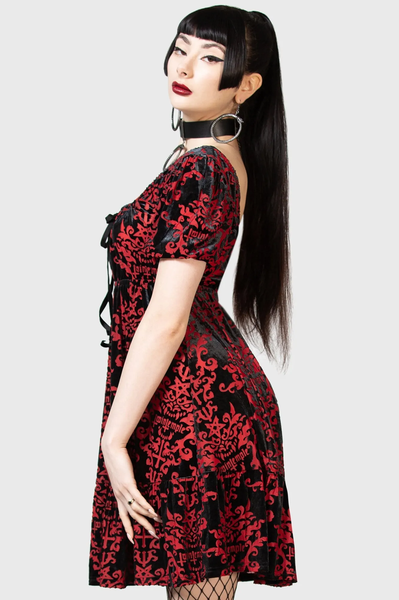 Eternal Torment Mini Dress sold by Killstar product image thumbnail 4
