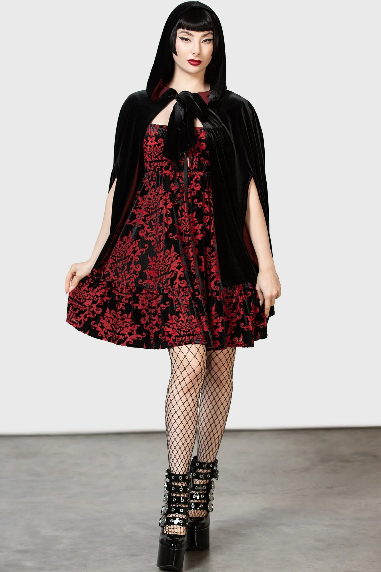 Eternal Torment Mini Dress sold by Killstar product image thumbnail 3