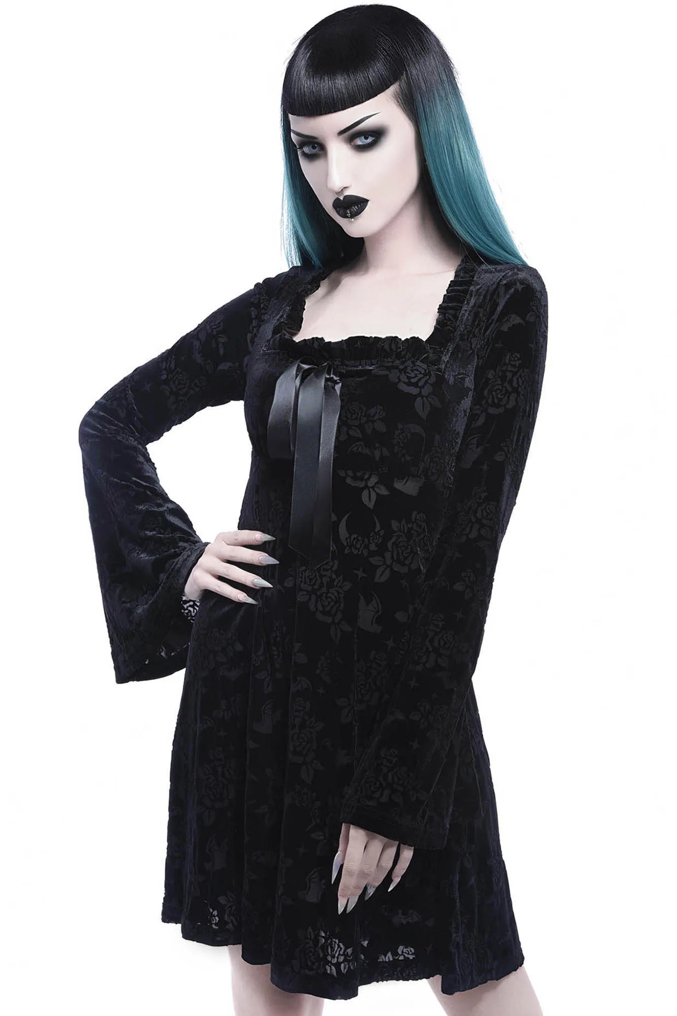 Under Your Spell Maiden Dress - Resurrect sold by Killstar product image thumbnail 2