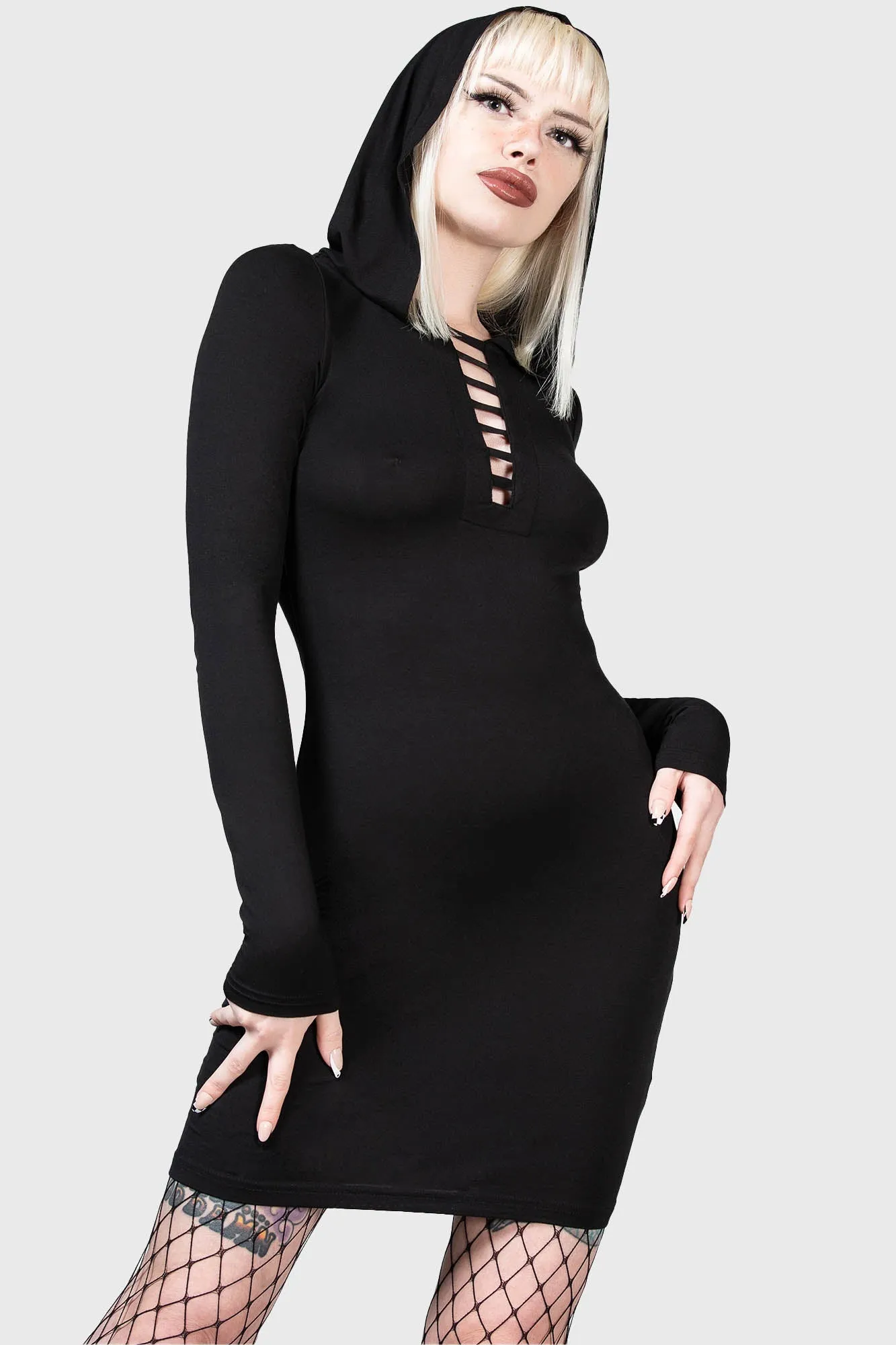 Nocturnal Queen Mini Dress sold by Killstar product image thumbnail 4