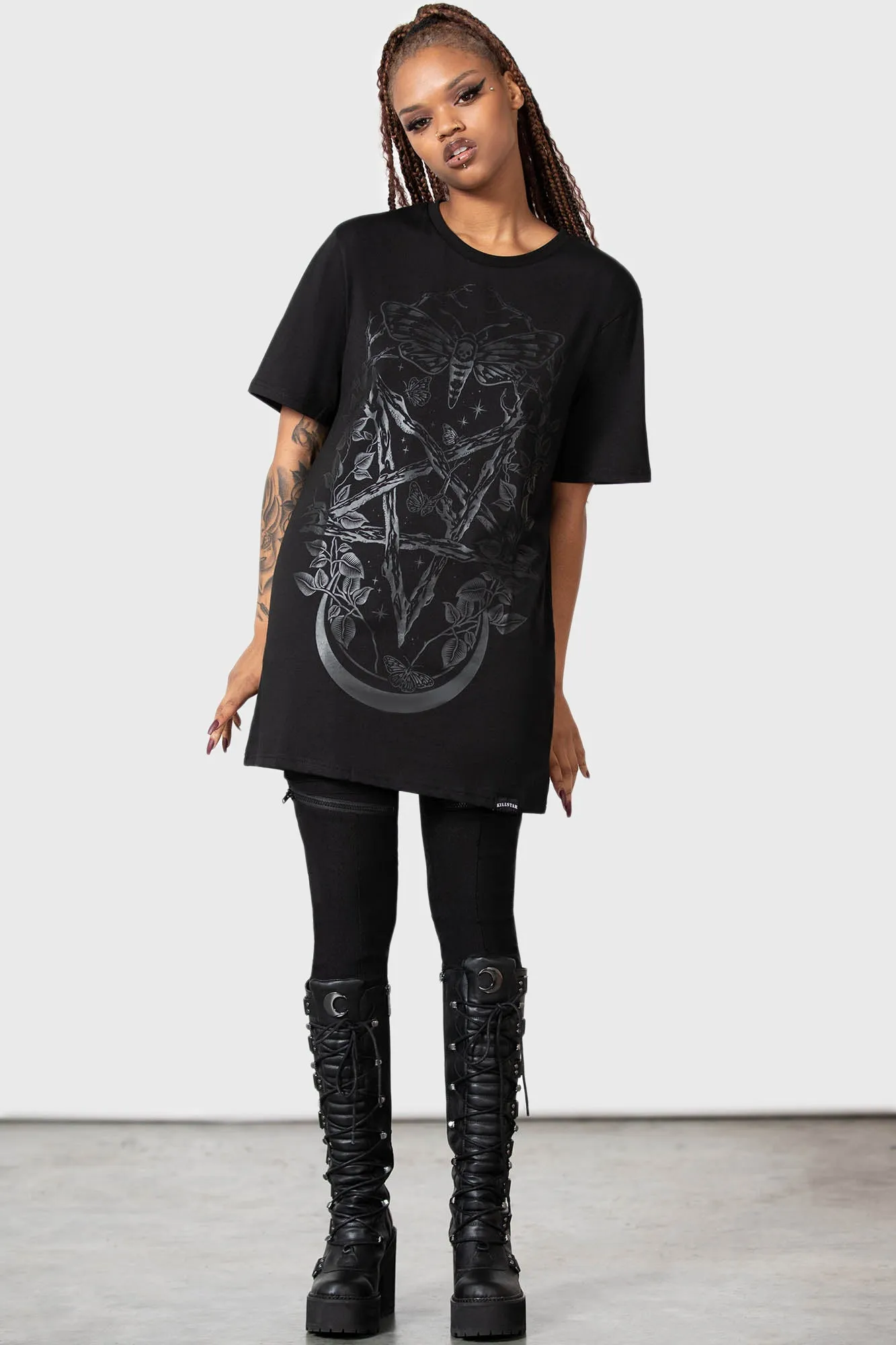 Moongazer T-Shirt sold by Killstar product image thumbnail 3