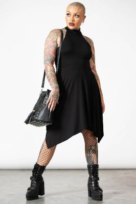 Venomina Halter Dress Resurrect sold by Killstar