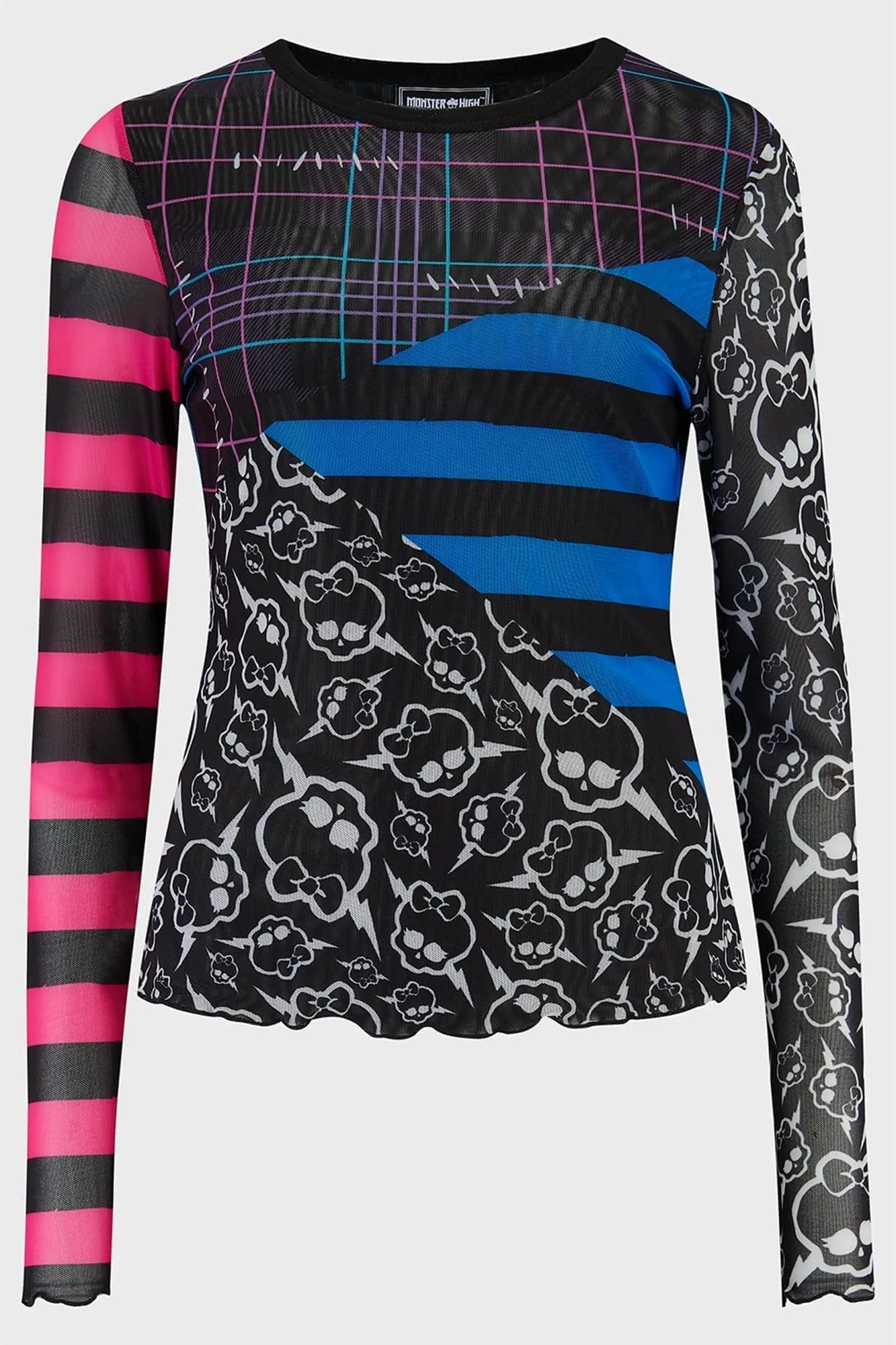 Scaring Up Some Fun Mesh Top sold by Killstar product image thumbnail 4