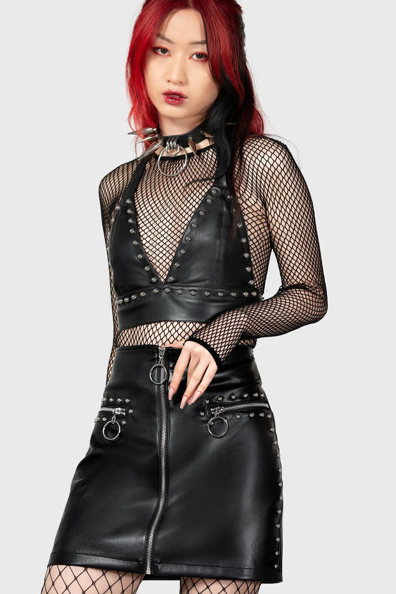 Madrigal Mini Skirt sold by Killstar product image thumbnail 3