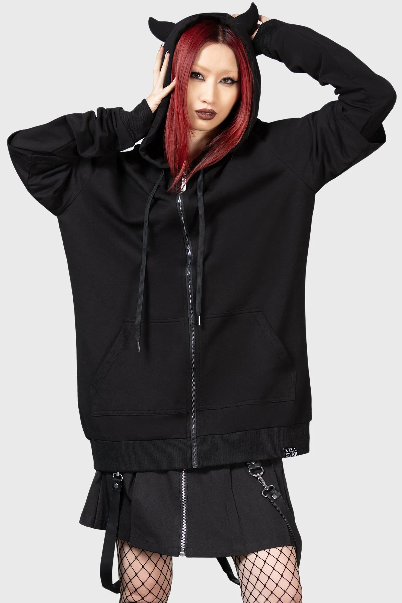Watch The Skies Hoodie sold by Killstar product image thumbnail 3
