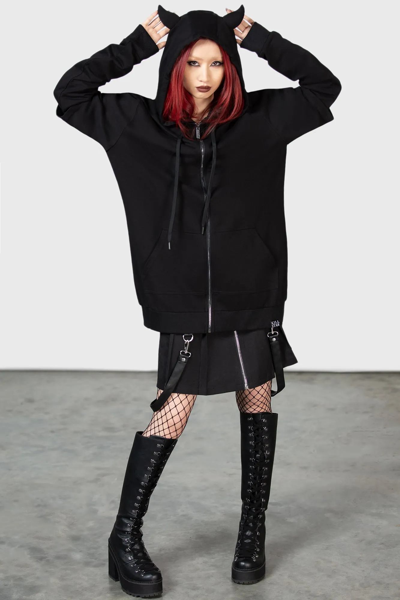 Watch The Skies Hoodie sold by Killstar product image thumbnail 5