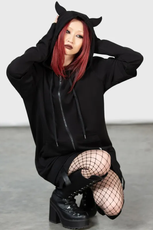 Watch The Skies Hoodie made by Killstar