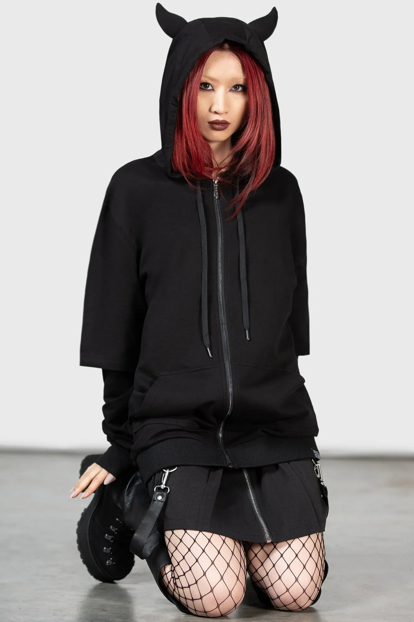 Watch The Skies Hoodie sold by Killstar product image thumbnail 4