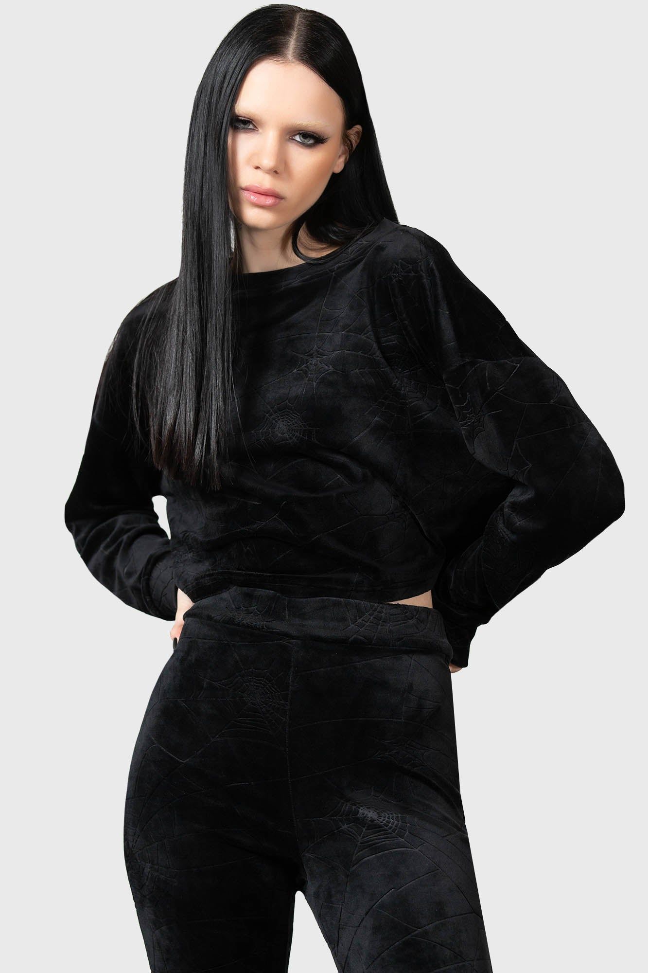 Lulluspider Sweatshirt Resurrect sold by Killstar product image thumbnail 3