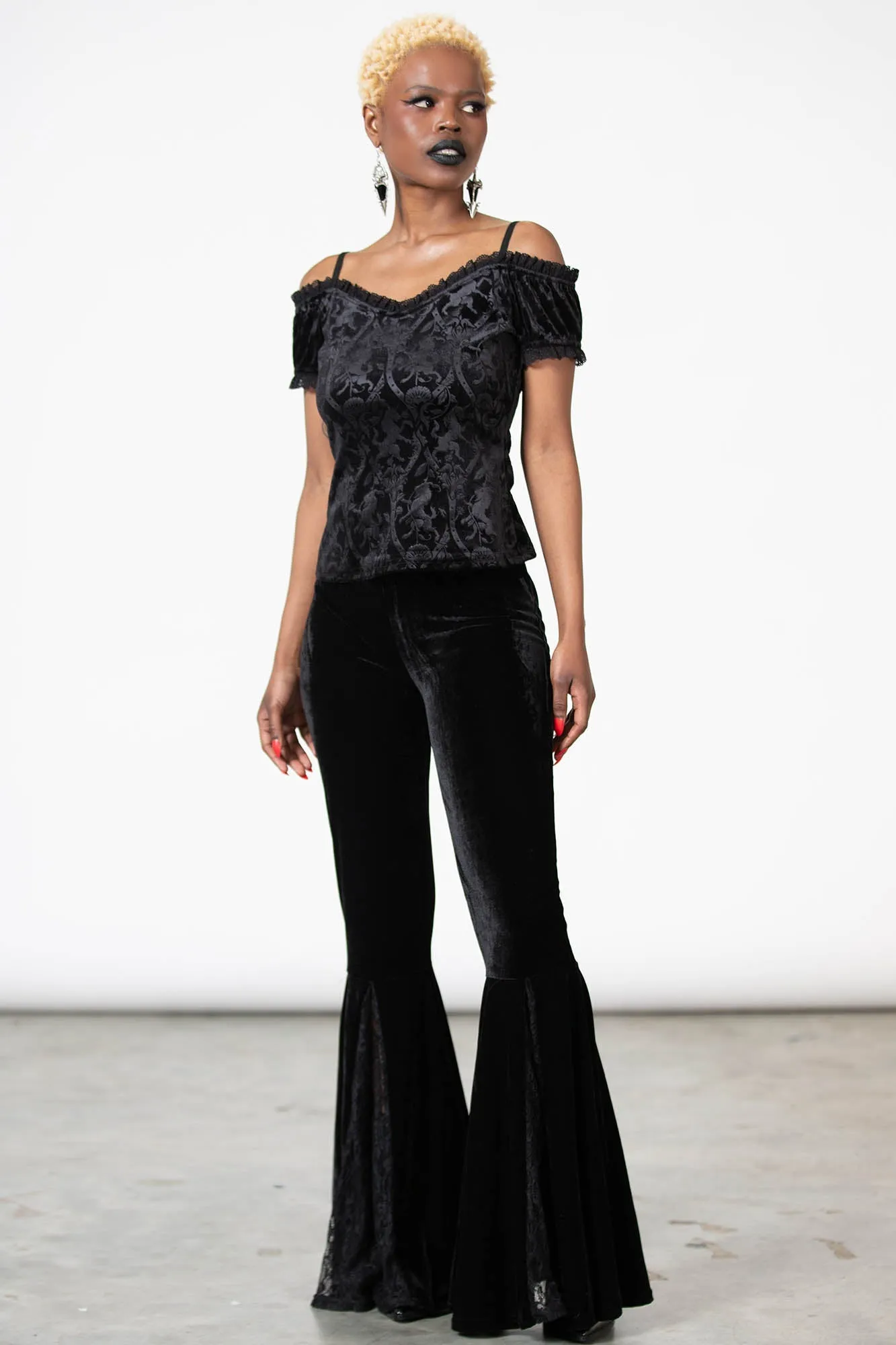 Mademoiselle Bardot Top sold by Killstar