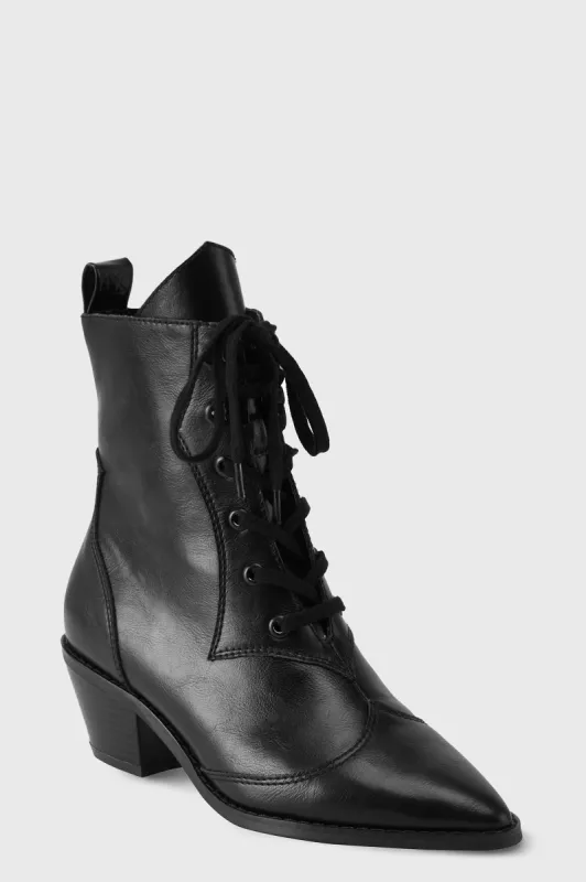 Raven Pointed-Toe Bootie sold by Killstar