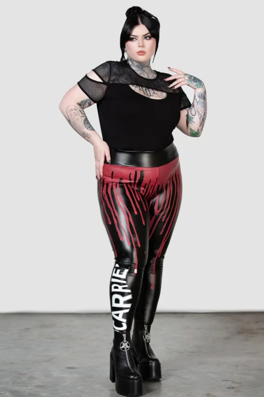 Senior Prom Leggings [PLUS] sold by Killstar