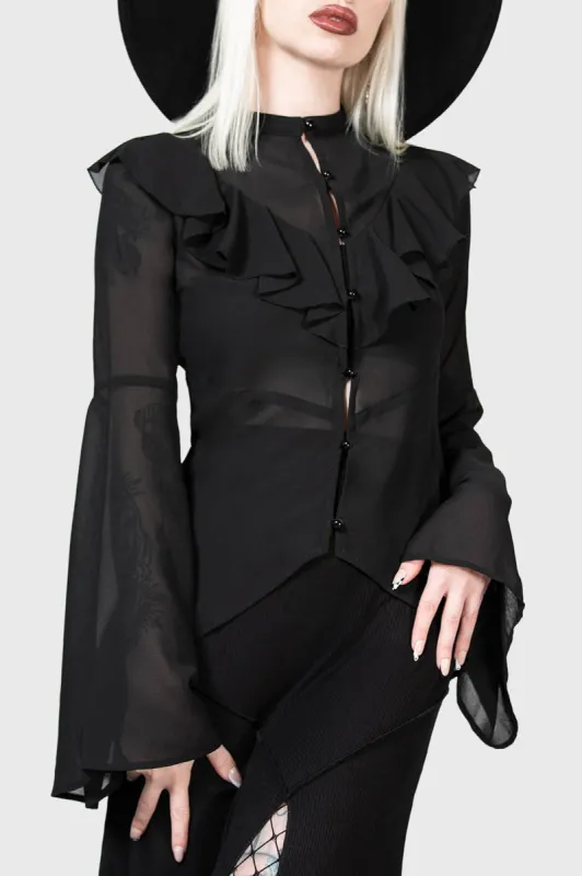 Valentine's Heart Blouse sold by Killstar