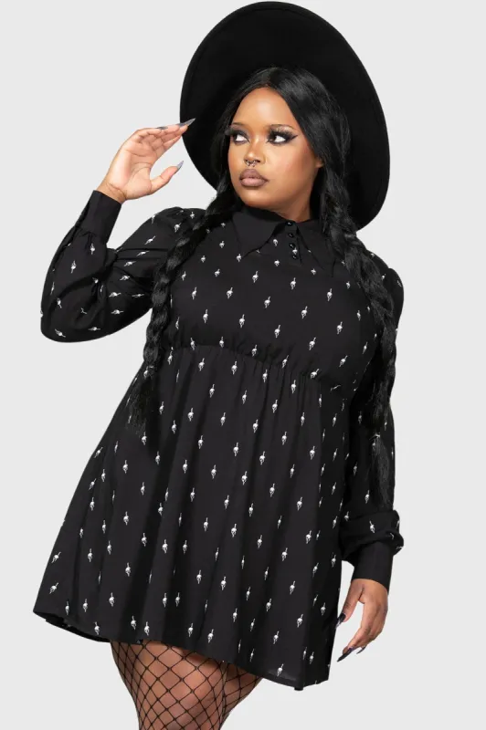 Detest Babydoll Mini Dress [PLUS] sold by Killstar