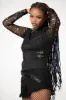 Premonitions Long Sleeve Fishnet Top sold by Killstar