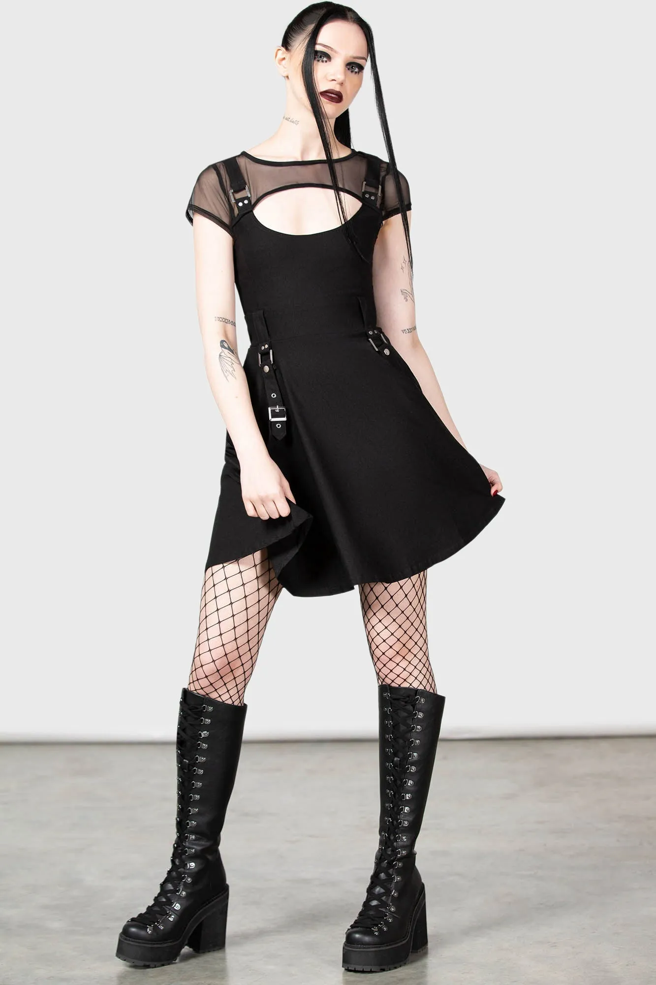 Kounter Kulture Skater Dress sold by Killstar product image thumbnail 3