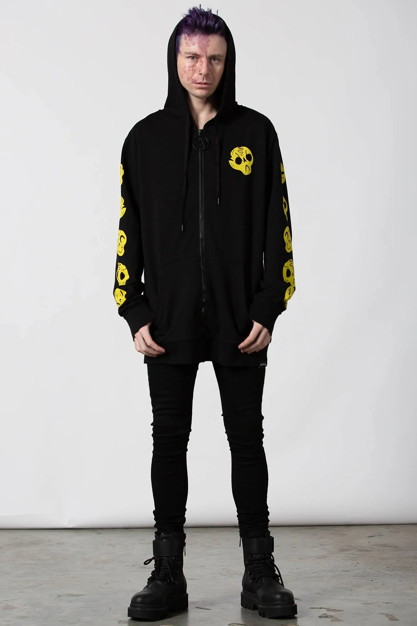 Devils Cocktail Zip Hoodie sold by Killstar product image thumbnail 3