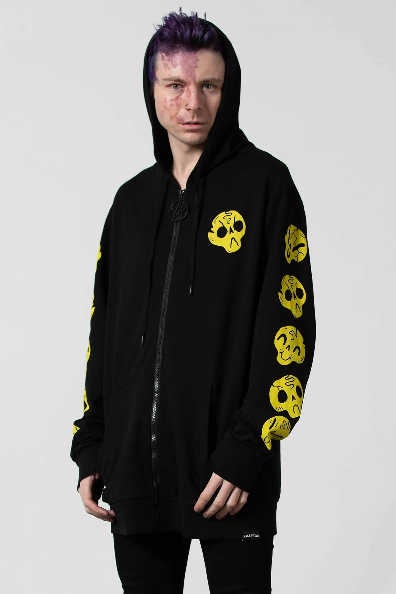 Devils Cocktail Zip Hoodie sold by Killstar product image thumbnail 4
