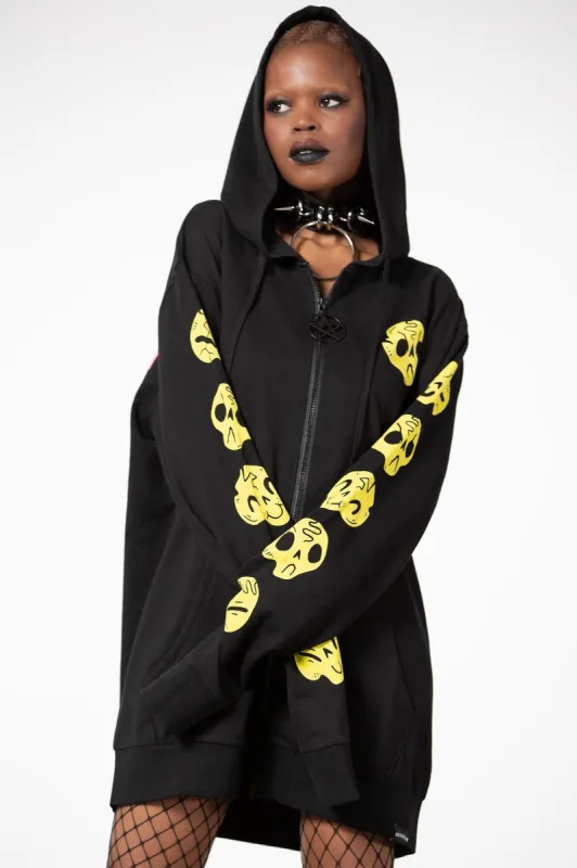 Devils Cocktail Zip Hoodie made by Killstar