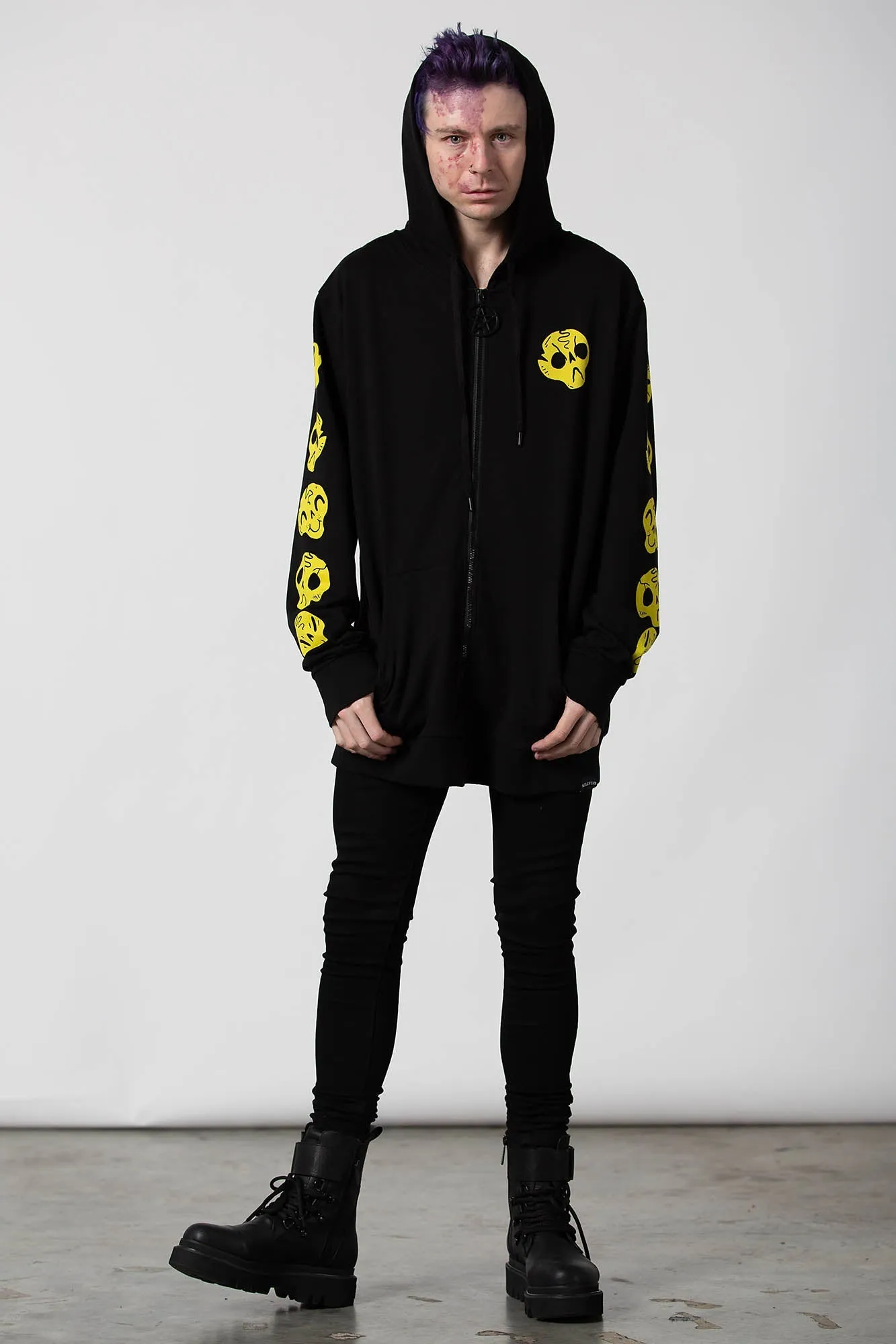 Devils Cocktail Zip Hoodie sold by Killstar product image thumbnail 5